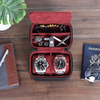 2 Pillows Watch Travel Case Storage Organizer Zipper Portable Storage Case for Portable Protection 2 Watches