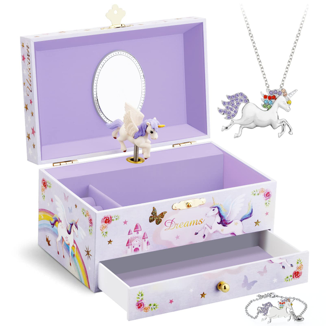 Creative Dancing Ballerina Jewelry Music Box Happy Birthday Souvenir Gift Music Box