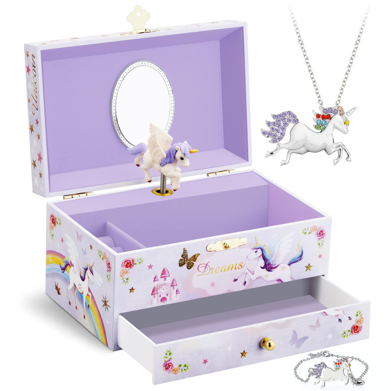 Creative Dancing Ballerina Jewelry Music Box Happy Birthday Souvenir Gift Music Box