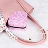 New Style Mini Double Layer Ring Necklace Leather Jewelry Storage Containers Jewelry Travel Case Packaging Boxes Jewelry 