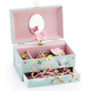 New Pink Beauty Custom Wood 6 Inch Ballerina Music Box Jewellery Storage Ballet Music Box Girls Holiday Party Gift