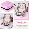 New Style Mini Double Layer Ring Necklace Leather Jewelry Storage Containers Jewelry Travel Case Packaging Boxes Jewelry 