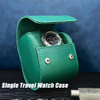 OEM/ODM Travel Watch Case Leather Caja Para Reloj Portable Luxury Watch Box Packaging Watch Roll Case
