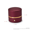 Creative Oval Luxury Ring Ear Stud Necklace Universal Jewelry Storage Box PU Leather White Proposal Diamond Ring Gift Box