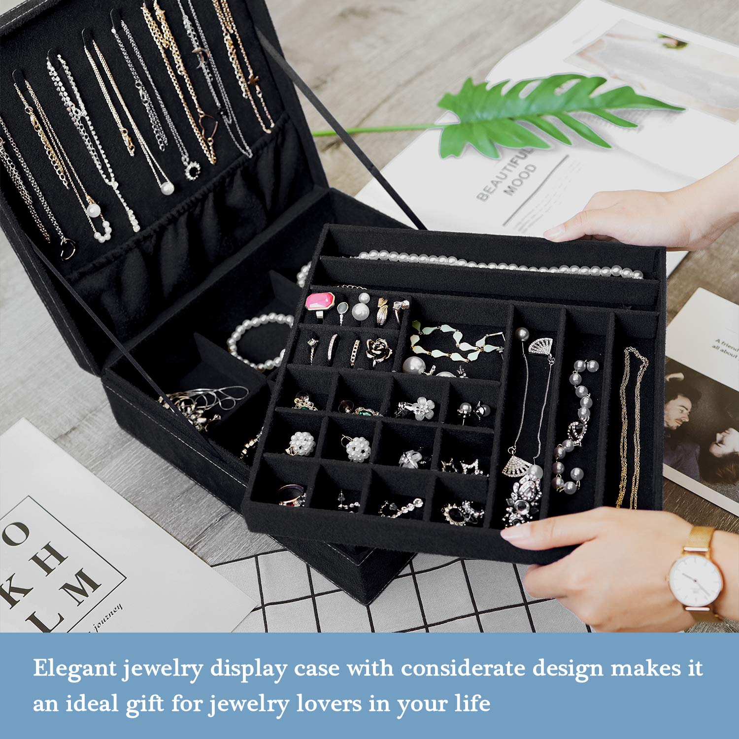 ProCase Jewelry Box for Women Girls Girlfriend Wife 