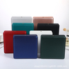 Custom Logo Luxury Engagement PU Leather Ring Necklace Earrings Bracelet Gift Packaging Case Black Velvet Set Jewelry Box 