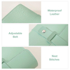PU Leather Jewelry Organizer Roll Travel Jewelry Bag Case for Multiple Necklaces Rings Bracelets Storage Pouch