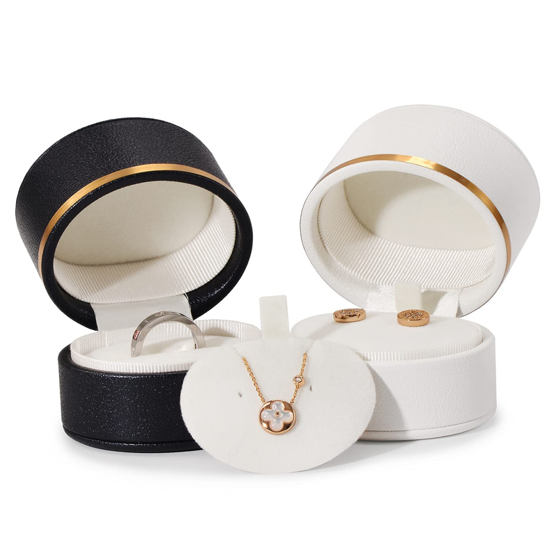 Customized Luxury Cylinder Jewelry Box Ring Earring Necklace Packaging Box Bracelet Jewelry Storage Box