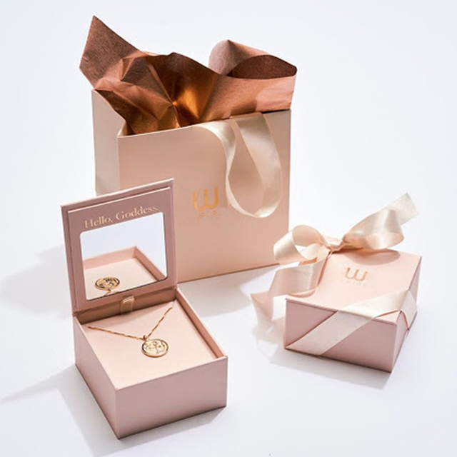 Custom Jewelry Box Packaging Customize Logo Design Jewelry Necklace Ring Gift Set Packaging Boxes Luxury Jewelry Boxes