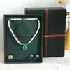 Luxury Large Capacity Double Layer Velvet Bracelet Necklace Earrings Jewelry Set Gift Packaging Storage Box