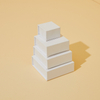 Small Magnetic Closure Flip Lid Paper Necklace Ring Stud Earrings Bracelet Pendant Jewelry Packaging Gift Box Wholesale