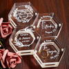 Amazon Hot Selling Custom Clear Acrylic Plexiglass Wedding Valentine's Day Diamond Ring Gift Display Packaging Box