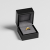 Custom Black Square Wooden Necklace Pendant Bracelet Packaging Box Earrings Ring Premium Jewelry Box Set