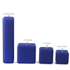 Custom Logo Small LED Light PU Leather Ring Necklace Pendant Jewelry Storage Packaging Box Wholesale