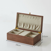 Large Capacity Home Walnut Wooden Split Earrings Bracelet Ring Necklace Jewelry Storage Box Wholesale