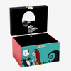 Nightmare Before Christmas Musical Jewelry Box Halloween Paper Velvet Lining Necklace Gift Box Jewelry Organizer Box with Mirror