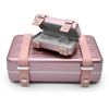 New Creative Design Custom Logo Jewelry Box Suitcase Shaped Metal Jewellery Ring Packaging Gift Box