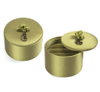 Silk Ring Box Bronze Letter Accessories Antique Earrings Jewellery Box Internal Compartment Velvet Luxury Bow Flower Ring Storage Gift Box