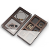 Custom Logo Wooden Luxury Pocket Watch Gift Box Organizer Wood Storage Boxes Case Display BOX
