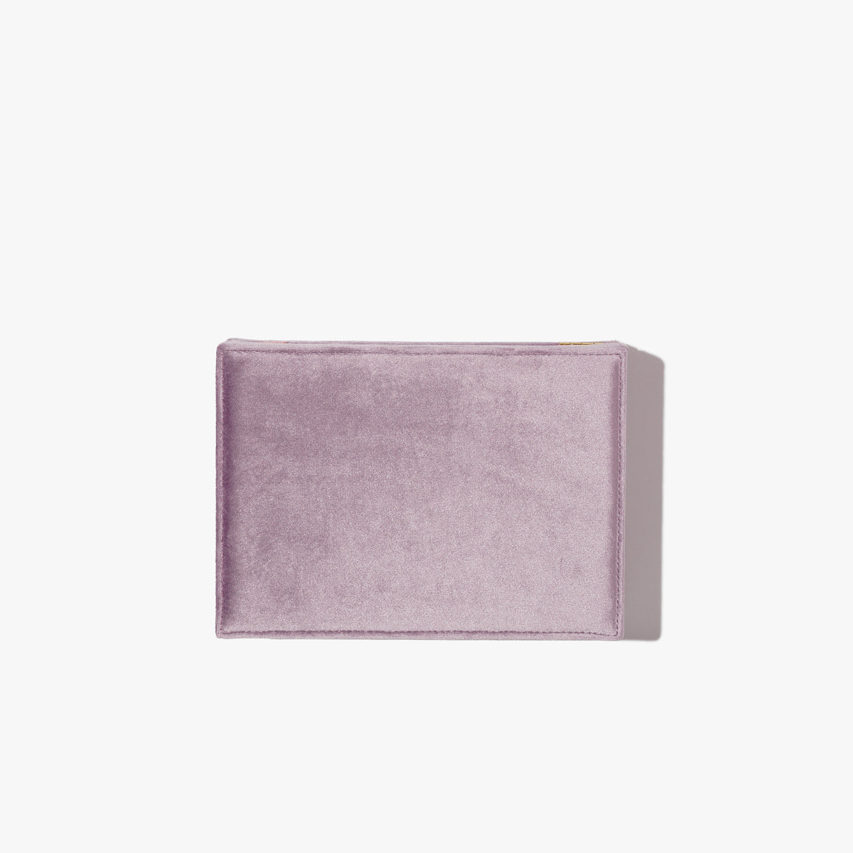 Lavender Jewelry Boxes with Gold Hinges Soft Purple Satin Custom Necklace Box Packaging Jewelry Organizer Earring Ring Gift Box