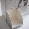 Fabric Hand Embroidery Makeup Organizer Box Snap Button Open Jewelry Packaging Bracelet Watch Storage Box Cosmetic Gift Box