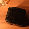 Travel Zipper Jewelry Box Packaging Custom Pu Leather Velvet Earring Ring Organizer Box Alligator Pink Watch Bracelet Boxes