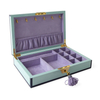 Personalized Jewelry Packaging Box Set Organizer with Logo Velvet Jewelry Box for Watch And Jewelry Lacquered Wood Jewelry Box