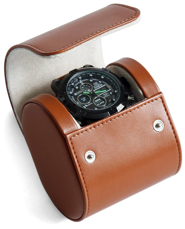Luxury Watch Box Collector Travel Display Case Organizer Jewelry Storage Case for Watches Ties Bracelet Necklaces Brooch 