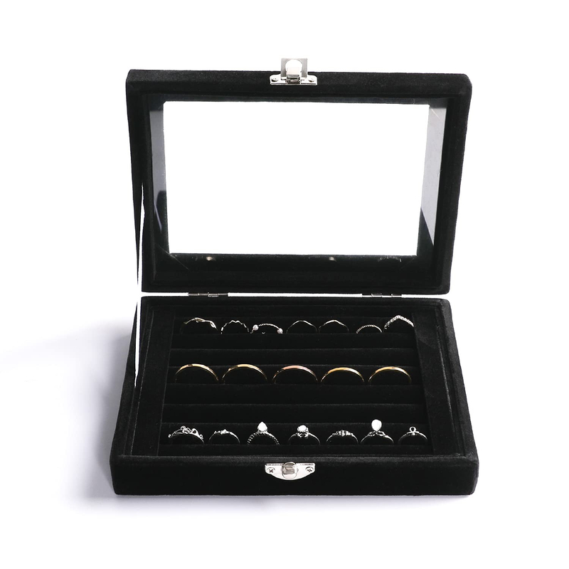 Wholesale Custom Jewelry Storage Box Pink Small Open Lid Simple And Generous Jewelry Box Organizer