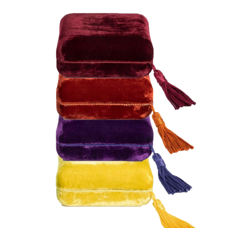 Small Velvet Tassel Jewellery Packaging Box