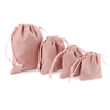 Velvet Jewelry Storage Bags with Snap Button Gift Packaging Bags Purse Pouches for Rings Bracelets Necklaces Earrings