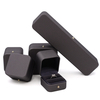 High Grade PU Leather Small Bracelet Brooch Earring Necklace Ring Jewelry Packaging Box Set with Metal Clasp
