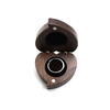 Jewelry Wooden Ring box Organizer Display Storage Jewelers Lover Heart Box Walnut packaging box