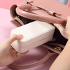 Design Leather Jewelry Case With Mini Custom Logo Portable Travel Lipstick cosmetics Jewelry Box