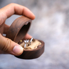 Rings Earring Jewelry Box Wood Packaging Wedding Wooden Jewelry Box For Ring Gift Storage