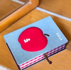 Cute Red Apple Leather Pattern Jewelry Package Box with Mirror Jewelry Storage Box with Bag for Necklace Bracelet Earring Ring