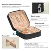Personality Small Pu Leather Jewelry Storage Box Creative Cow Printing Mini Travel Women Girls Jewelry Organizer Case 
