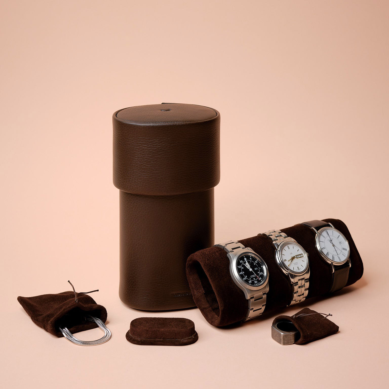 Black Luxury Watch Box Brand Logo Custom Jewelry Velvet Collection Watch Box Packaging Leather Storage Display Watch Box