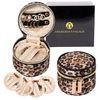 Full Color Print Round Jewelry Bag Cross Print PU Waterproof Zipper Jewelry Box Necklace Jewelry Storage Bag 