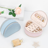 Portable Multifunction PU Leather Shell Shapes Travel Jewelry Organizer Box Ring Earring Necklace Bracelet Jewelry Storage Box 