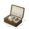 Large Capacity Home Walnut Wooden Split Earrings Bracelet Ring Necklace Jewelry Storage Box Wholesale