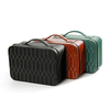 Custom Luxury PU Leather Three Layer Makeup Organizer Cosmetic Earrings Necklace Ring Jewelry Display Storage Box Zipper
