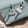 Luxury Jewelry Bag Envelope Cotton Gift Jewelry Printed Logo Microfiber Custom Ring Earrings Bracelet Jewelry Cover Bag