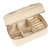 Bead Embroidery Distressed Jewelry Box Organizer Vintage Tassel Hand Flower Sequin Ring Bracelet Necklace Velvet Earring Boxes