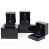 Custom Logo Jewelry LED Light Wedding Box For Ring Necklace Bracelet Pendant Diamond velvet Box