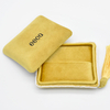 Engagement Ring Box Packaging Jewelry gift Box with Women's Rose Velvet Tassel Jewelry Box 