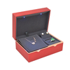 Luxury Customized LED Rubber Painting Box Jewelry Gift Box Bracelet Necklace Ring Earring Jewelry Box Package