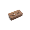 Wood Veneer Wooden Jewellery Packaging Set Boxes Velvet Insert Necklace Ring Earring Small Luxury Custom Jewelry Gift Box