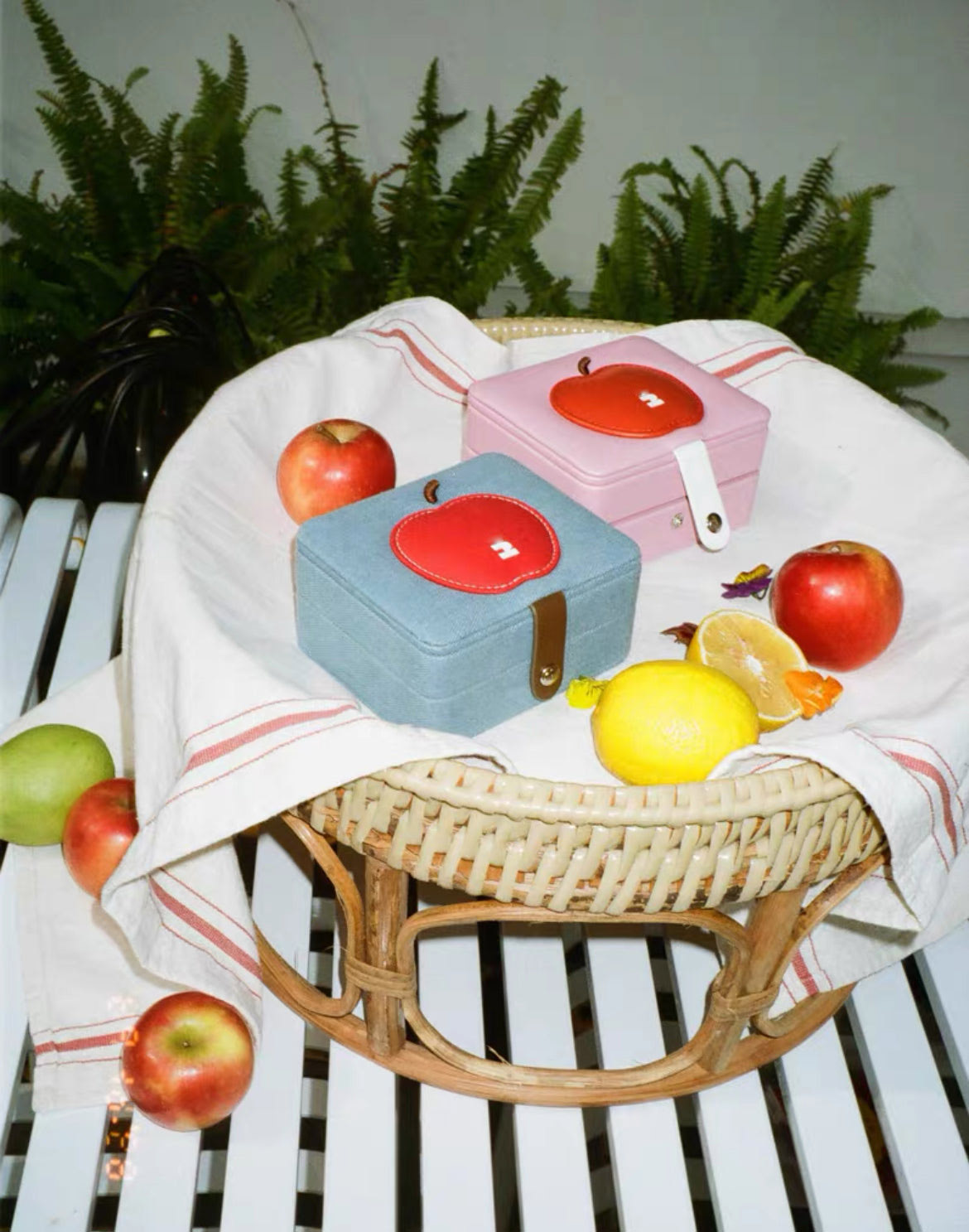 Mini Custom Logo Earring Ring Jewelry Box Organizer Double Layer with Mirror Velvet Cotton Jewelry Ring Bracelet Boxes Packaging