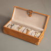 Custom Smart Watch Box with Logo Plush Suede Lining Leather Custom Premium Green Jewelry Packaging Boxes for Watches Bracelet